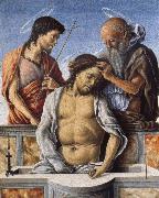 THe Dead Christ with Saint John the Baptist and Saint Jerome Marco Zoppo